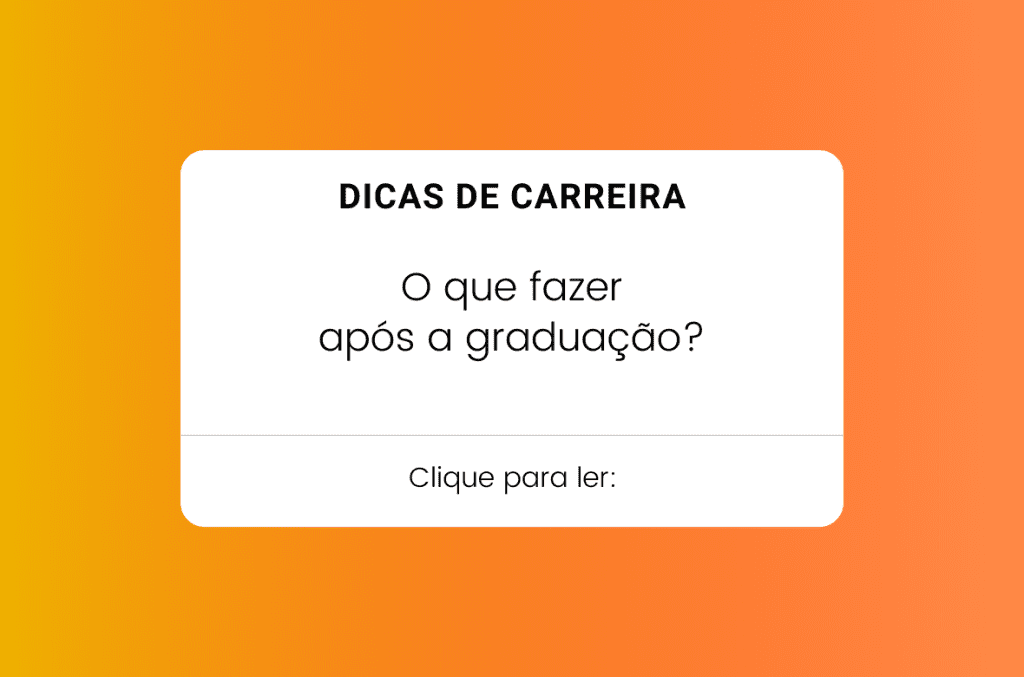 o que fazer após a graduação