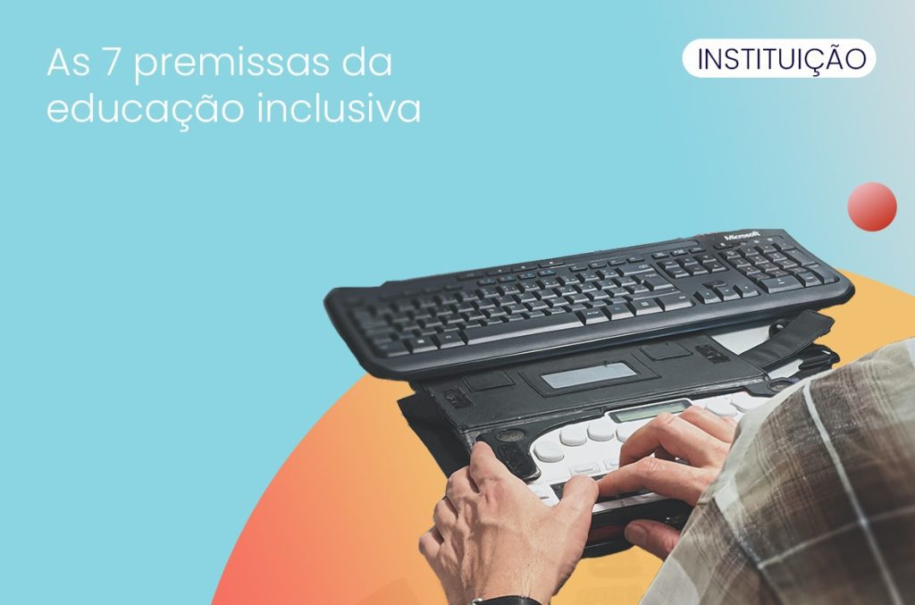 pessoa utilizando uma das premissas da educação inclusiva