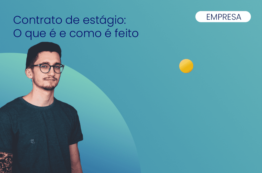 homem jovem estudante com expressão de dúvida sobre o contrato de estágio