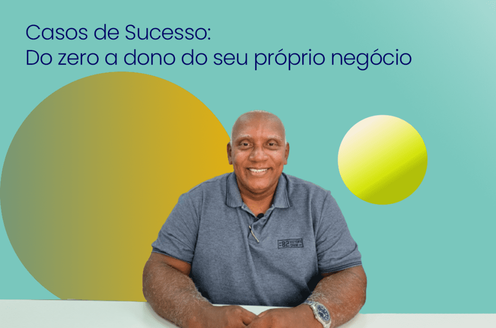 foto de Wagner Anastácio sorrindo com satisfação pela sua trajetória